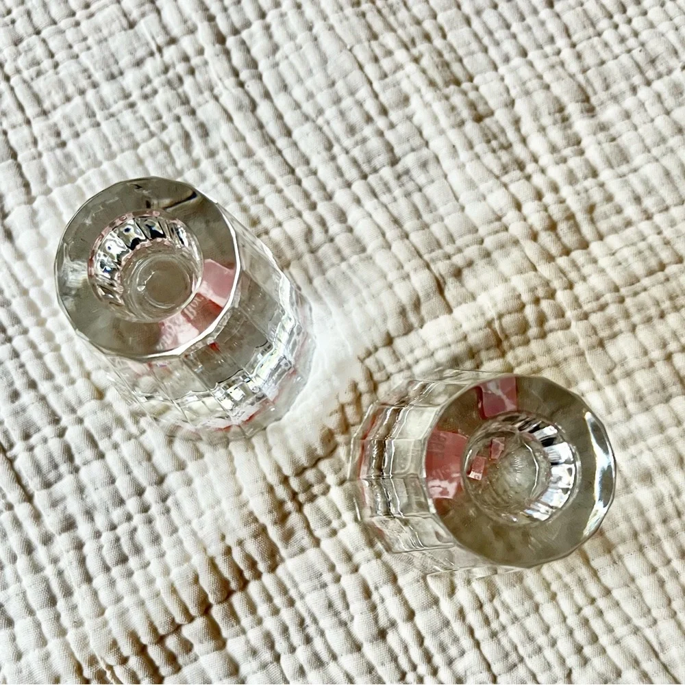 Paloma Picasso x Villeroy & Boch | Fluted Glass Crystal Tapered Candlesticks
